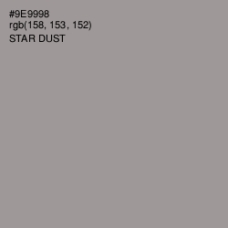 #9E9998 - Star Dust Color Image
